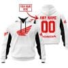 CUSTOM NAME RACING – LIMITED EDITION – HONDA – WHITE V2