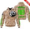 LIMITED EDITION PRODUCTS – US MARINE – CAN AM RACING – CUSTOM NAME – GREEN