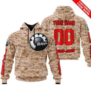 LIMITED EDITION PRODUCTS – US MARINE – CAN AM RACING – CUSTOM NAME – RED