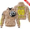 LIMITED EDITION PRODUCTS – US MARINE – CAN AM RACING – CUSTOM NAME – YELLOW