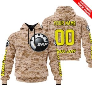 LIMITED EDITION PRODUCTS – US MARINE – CAN AM RACING – CUSTOM NAME – YELLOW