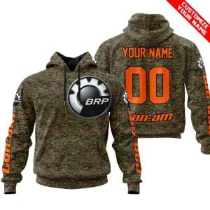 LIMITED EDITION PRODUCTS – US MARINE V1 – CAN AM RACING – CUSTOM NAME – ORANGE
