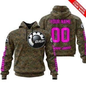 LIMITED EDITION PRODUCTS – US MARINE V1 – CAN AM RACING – CUSTOM NAME – PINK