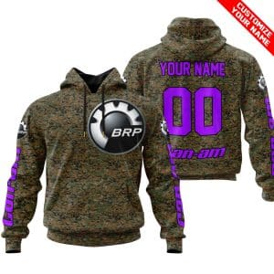 LIMITED EDITION PRODUCTS – US MARINE V1 – CAN AM RACING – CUSTOM NAME – PURPLE