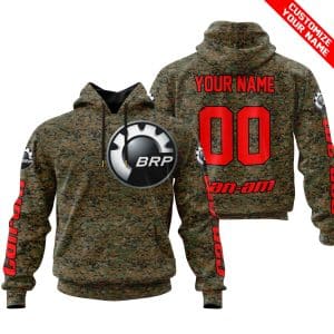 LIMITED EDITION PRODUCTS – US MARINE V1 – CAN AM RACING – CUSTOM NAME – RED