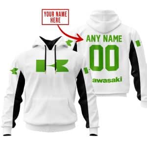 CUSTOM NAME RACING – LIMITED EDITION – KAWASAKI – WHITE V2