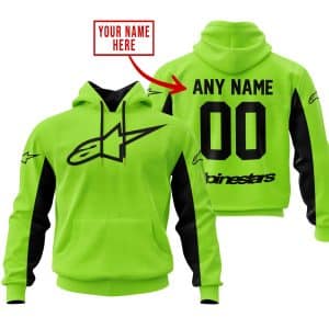 CUSTOM NAME RACING – LIMITED EDITION – ALPINESTARS – GREEN 1 V2