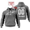 CUSTOM NAME RACING – LIMITED EDITION – ALPINESTARS – GREY V2