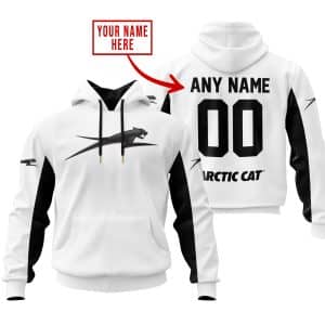 CUSTOM NAME RACING – LIMITED EDITION – ARCTIC CAT – WHITE V2