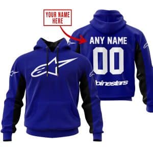 CUSTOM NAME RACING – LIMITED EDITION – ALPINESTARS – NAVY V2