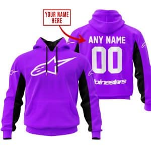 CUSTOM NAME RACING – LIMITED EDITION – ALPINESTARS – PURPLE V2
