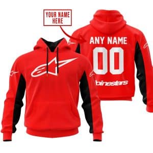 CUSTOM NAME RACING – LIMITED EDITION – ALPINESTARS – RED V2