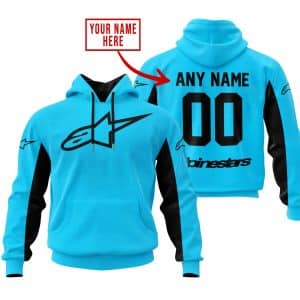 CUSTOM NAME RACING – LIMITED EDITION – ALPINESTARS – SKY BLUE V2