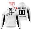 CUSTOM NAME RACING – LIMITED EDITION – ALPINESTARS – WHITE V2