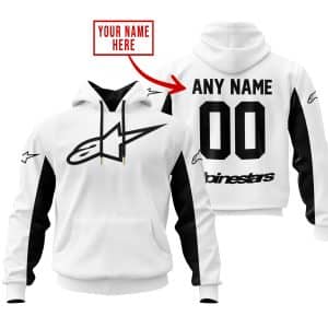 CUSTOM NAME RACING – LIMITED EDITION – ALPINESTARS – WHITE V2
