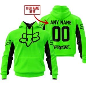CUSTOM NAME RACING – LIMITED EDITION – FOX RACING V2 – GREEN