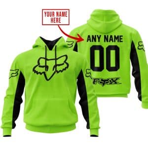 CUSTOM NAME RACING – LIMITED EDITION – FOX RACING V2 – GREEN 1