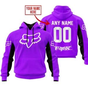 CUSTOM NAME RACING – LIMITED EDITION – FOX RACING V2 – PURPLE