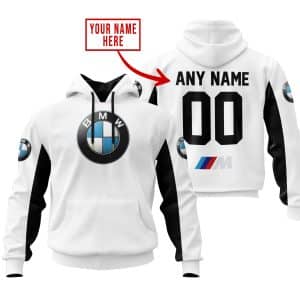 CUSTOM NAME RACING – LIMITED EDITION – BMW – WHITE V2