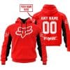 CUSTOM NAME RACING – LIMITED EDITION – FOX RACING V2 – RED
