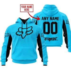 CUSTOM NAME RACING – LIMITED EDITION – FOX RACING V2 – SKY BLUE
