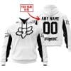 CUSTOM NAME RACING – LIMITED EDITION – FOX RACING V2 – WHITE