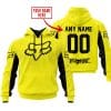 CUSTOM NAME RACING – LIMITED EDITION – FOX RACING V2 – YELLOW