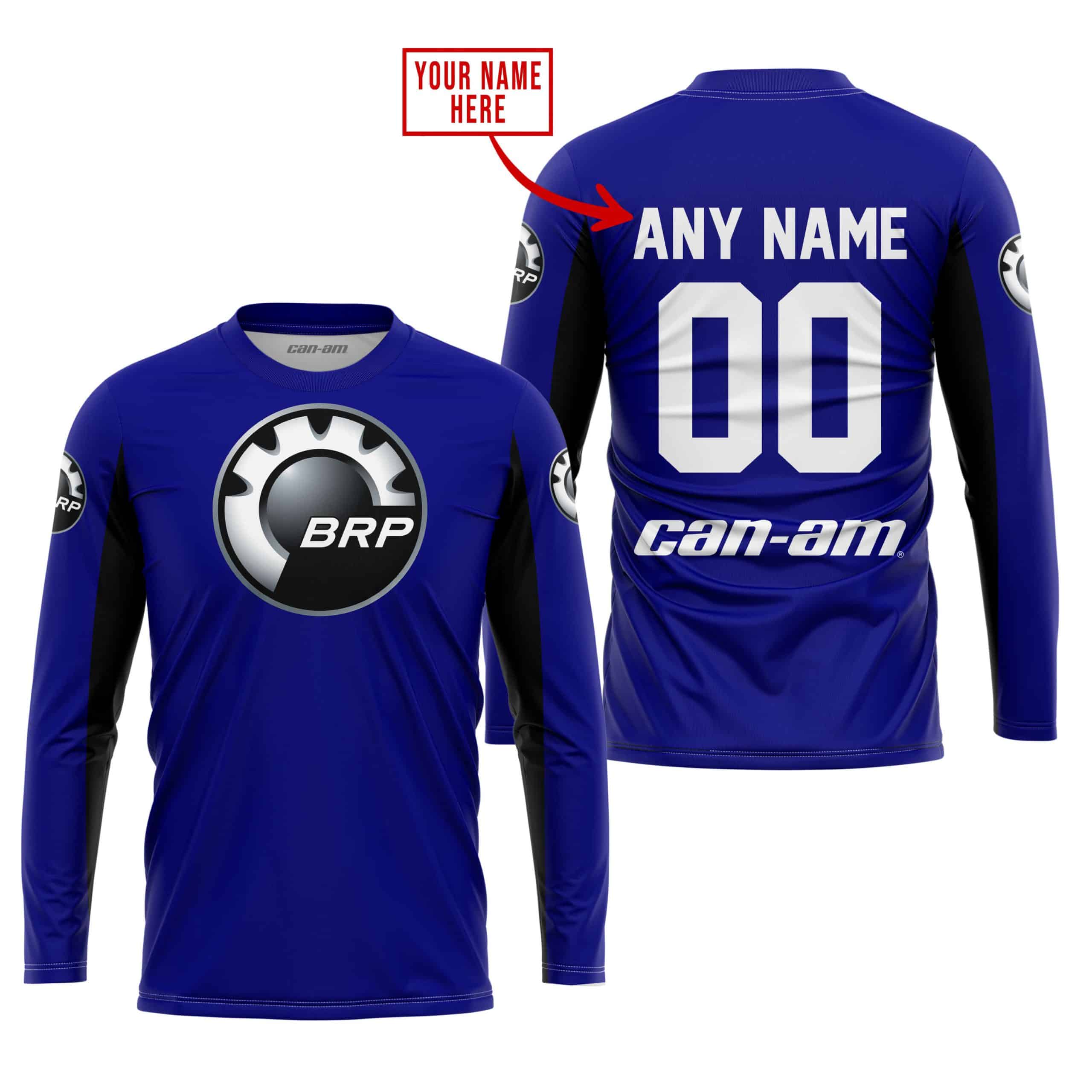 CUSTOM NAME RACING - LIMITED EDITION - CAN AM - NAVY V2 view 3