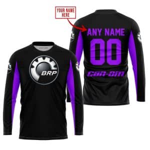 Custom name BraapGirls CUSTOM NAME RACING – LIMITED EDITION – CAN AM – PURPLE Brands for motocross girls and dirt bike riders - Brands view 1