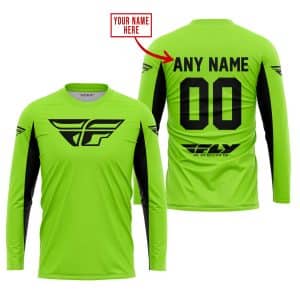 Custom name BraapGirls CUSTOM NAME RACING – LIMITED EDITION – FLY RACING- GREEN 1 V2 Brands for motocross girls and dirt bike riders - Brands view 1