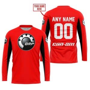 Custom name BraapGirls CUSTOM NAME RACING – LIMITED EDITION – CAN AM – RED V2 Brands for motocross girls and dirt bike riders - Brands view 1