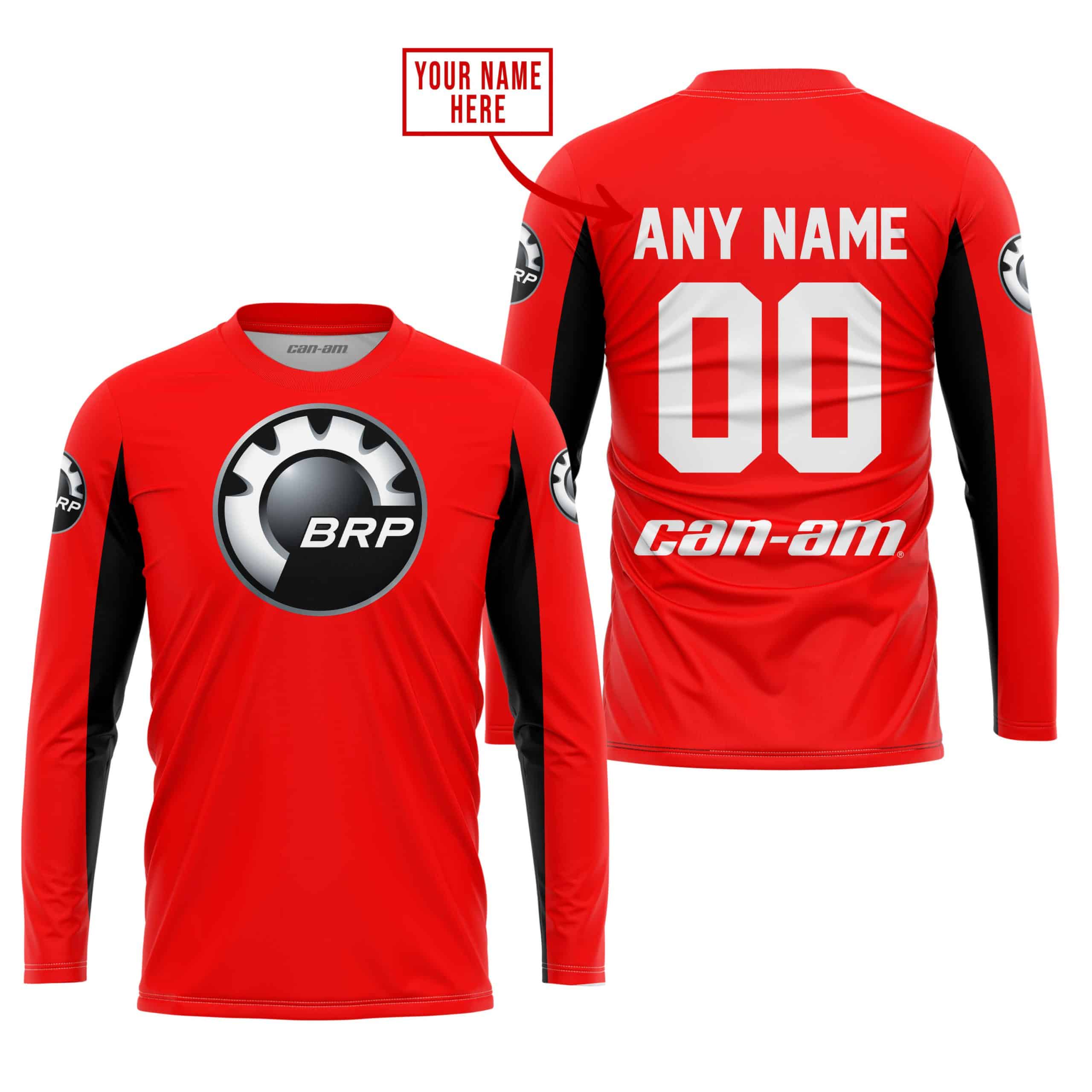 CUSTOM NAME RACING - LIMITED EDITION - CAN AM - RED V2 view 3