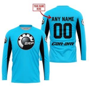 Custom name BraapGirls CUSTOM NAME RACING – LIMITED EDITION – CAN AM – SKY BLUE V2 Brands for motocross girls and dirt bike riders - Brands view 1