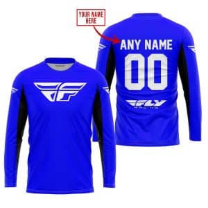 Custom name BraapGirls CUSTOM NAME RACING – LIMITED EDITION – FLY RACING- BLUE V2 Brands for motocross girls and dirt bike riders - Brands view 1