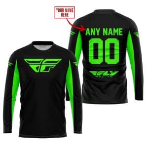 Custom name BraapGirls CUSTOM NAME RACING – LIMITED EDITION – FLY RACING- GREEN Brands for motocross girls and dirt bike riders - Brands view 1