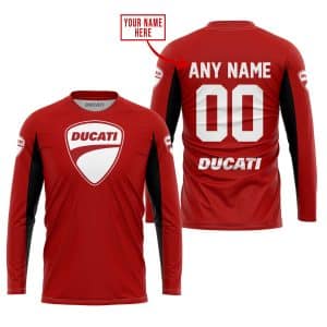 Custom name BraapGirls CUSTOM NAME RACING – LIMITED EDITION – DUCATI – RED V2 Brands for motocross girls and dirt bike riders - Brands view 1