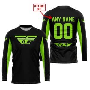 Custom name BraapGirls CUSTOM NAME RACING – LIMITED EDITION – FLY RACING- GREEN 1 Brands for motocross girls and dirt bike riders - Brands view 1
