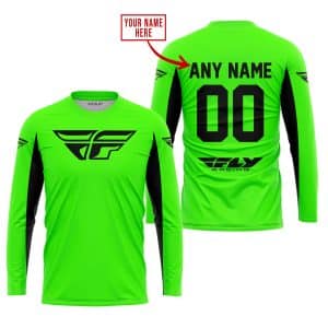 Custom name BraapGirls CUSTOM NAME RACING – LIMITED EDITION – FLY RACING- GREEN V2 Brands for motocross girls and dirt bike riders - Brands view 1