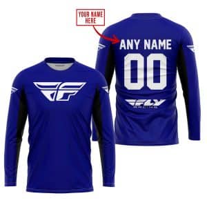 Custom name BraapGirls CUSTOM NAME RACING – LIMITED EDITION – FLY RACING- NAVY V2 Brands for motocross girls and dirt bike riders - Brands view 1