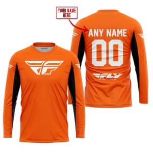 Custom name BraapGirls CUSTOM NAME RACING – LIMITED EDITION – FLY RACING- ORANGE V2 Brands for motocross girls and dirt bike riders - Brands view 1