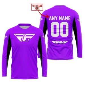 Custom name BraapGirls CUSTOM NAME RACING – LIMITED EDITION – FLY RACING- PURPLE V2 Brands for motocross girls and dirt bike riders - Brands view 1