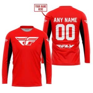 Custom name BraapGirls CUSTOM NAME RACING – LIMITED EDITION – FLY RACING- RED V2 Brands for motocross girls and dirt bike riders - Brands view 1