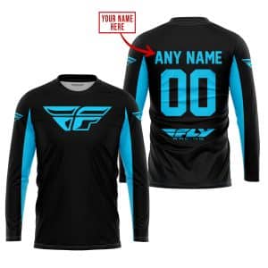 Custom name BraapGirls CUSTOM NAME RACING – LIMITED EDITION – FLY RACING- SKY BLUE Brands for motocross girls and dirt bike riders - Brands view 1