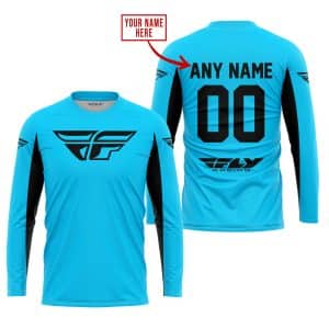 Custom name BraapGirls CUSTOM NAME RACING – LIMITED EDITION – FLY RACING- SKY BLUE V2 Brands for motocross girls and dirt bike riders - Brands view 1
