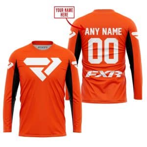 Custom name BraapGirls CUSTOM NAME RACING – LIMITED EDITION – FXR V2 – ORANGE Brands for motocross girls and dirt bike riders - Brands view 1