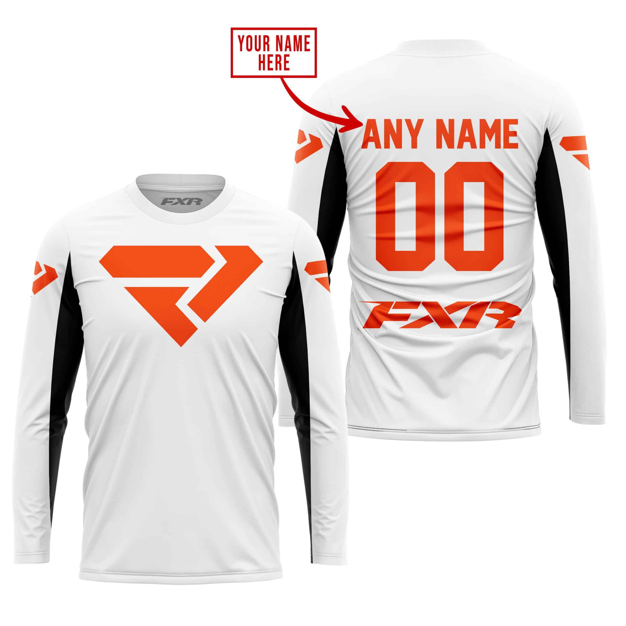 CUSTOM NAME RACING - LIMITED EDITION - FXR V2 - WHITE view 3