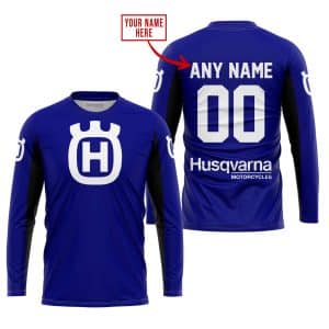 Custom name BraapGirls CUSTOM NAME RACING – LIMITED EDITION – HUSQVARNA – NAVY V2 Brands for motocross girls and dirt bike riders - Brands view 1