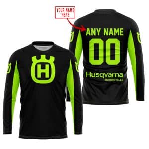 Custom name BraapGirls CUSTOM NAME RACING – LIMITED EDITION – HUSQVARNA – NEON Brands for motocross girls and dirt bike riders - Brands view 1