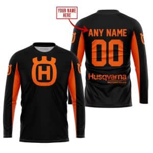 Custom name BraapGirls CUSTOM NAME RACING – LIMITED EDITION – HUSQVARNA – ORANGE Brands for motocross girls and dirt bike riders - Brands view 1