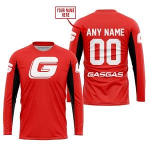 Custom name BraapGirls CUSTOM NAME RACING – LIMITED EDITION – GAS GAS – RED V2 Brands for motocross girls and dirt bike riders - Brands view 1